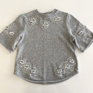 Stella McCartney Kids Girls Gray Top New